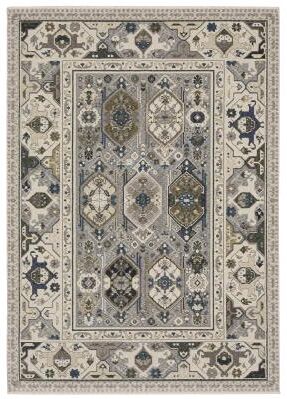 Style Haven Henretta Bordered Medallions Fringe Edge Area Rug