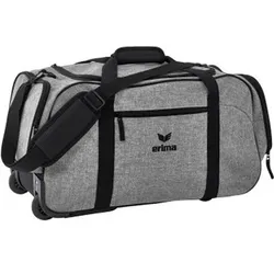 ERIMA Equipment - Taschen Sportsbag Travel Rollentasche, Größe S in Grau grey-melange/black