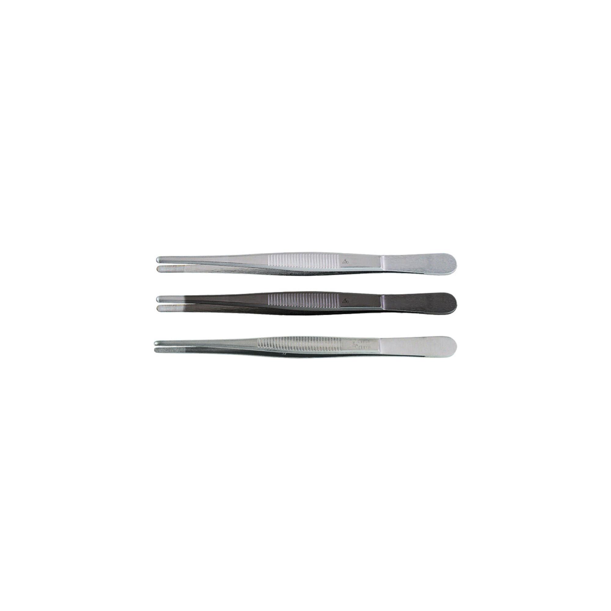 HOLEX Pinzette stumpf, Spitze 3 mm breit, 145 mm, Form 40 N (727550 N)
