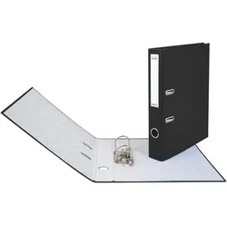 Biella Ordner Schmal DIN A4 40 mm Schwarz 2 Ringe 10341402U Kunststoff