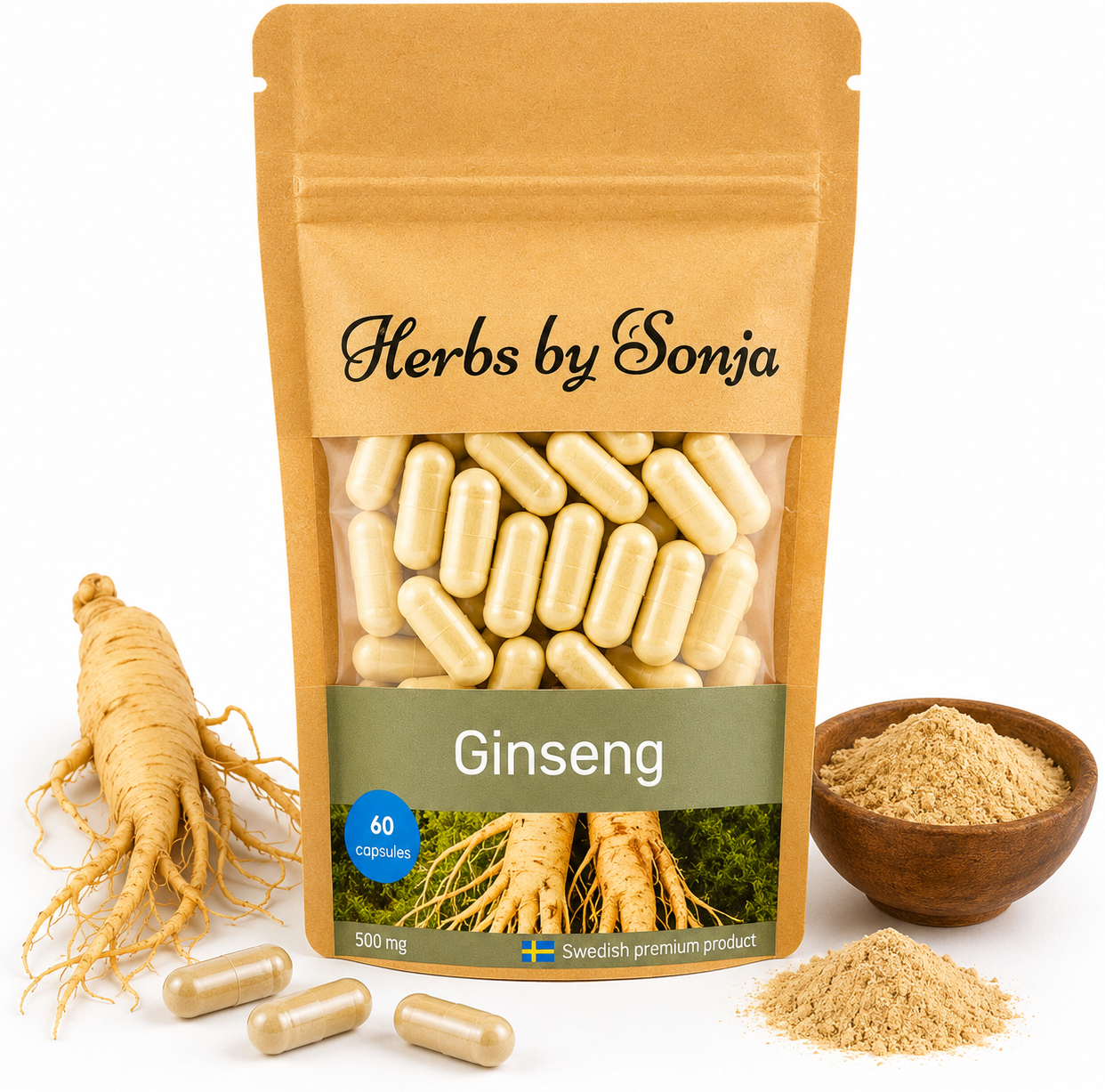 Ginseng – 60 capsules