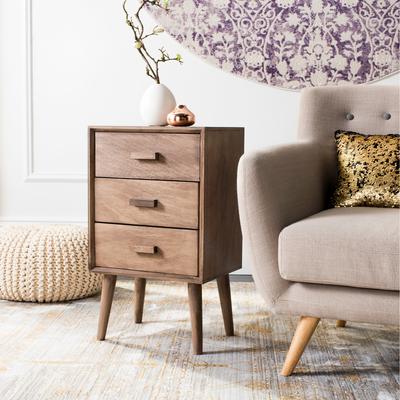 SAFAVIEH Pomona 15.75-Inch Wood Dresser, Light Brown, Modern