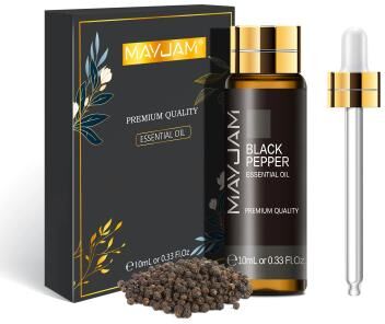 Inspire Select Pure Plant Essential Oil Natural Aromatherapy Diffuser Oil (Lavender, Mint, Tea Tree, Rose, Vanilla, Sandalwood ) black Pepper