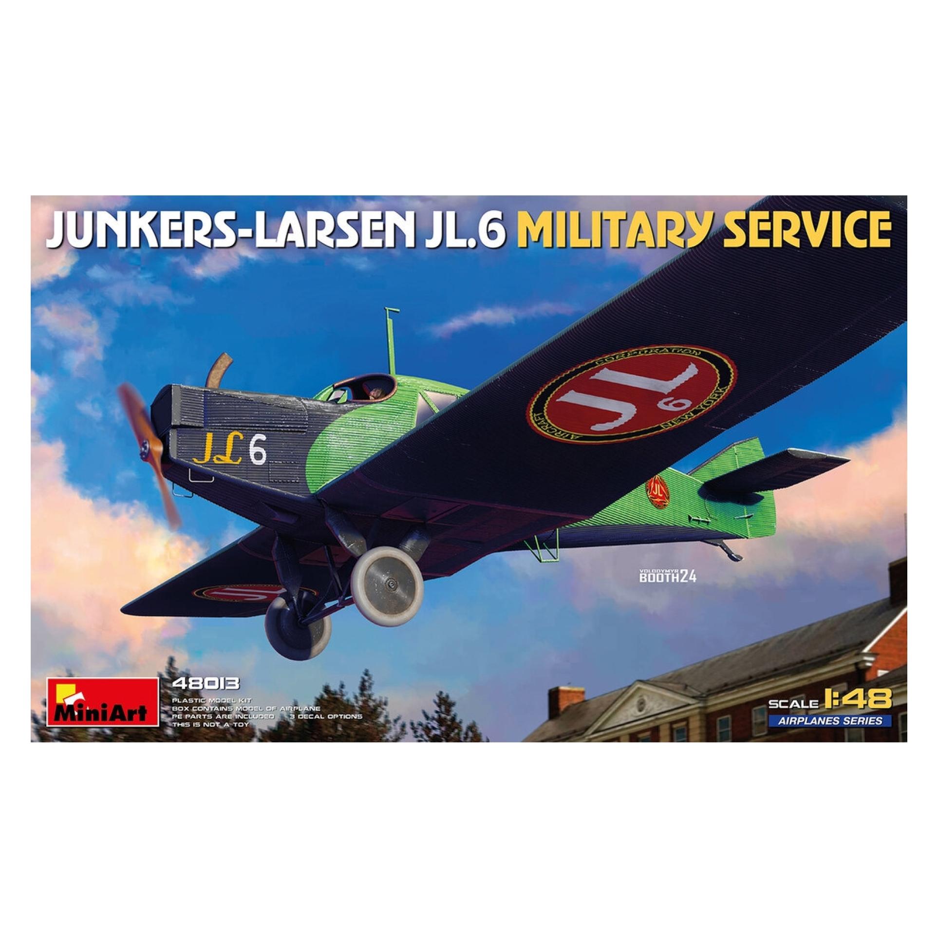 Mini art 1:48 Junkers-Larsen JL.6. Milit. Service (550048013)