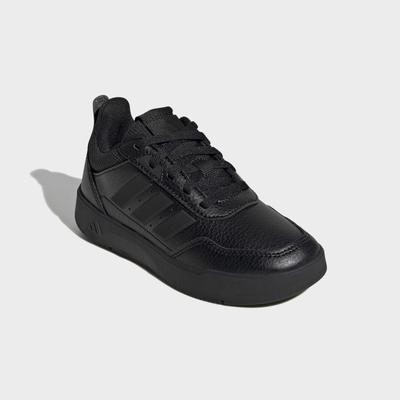Sneaker ADIDAS SPORTSWEAR "TENSAUR SPORT 3.0 K", Mädchen, Gr. 39, schwarz (core schwarz, core schwarz, core schwarz), Synthetik, Textil, Schuhe Sneaker