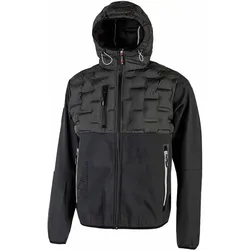 Hybridjacke "SPOCK" Future - 4XL (DE size: 3XL) - grey meteorite