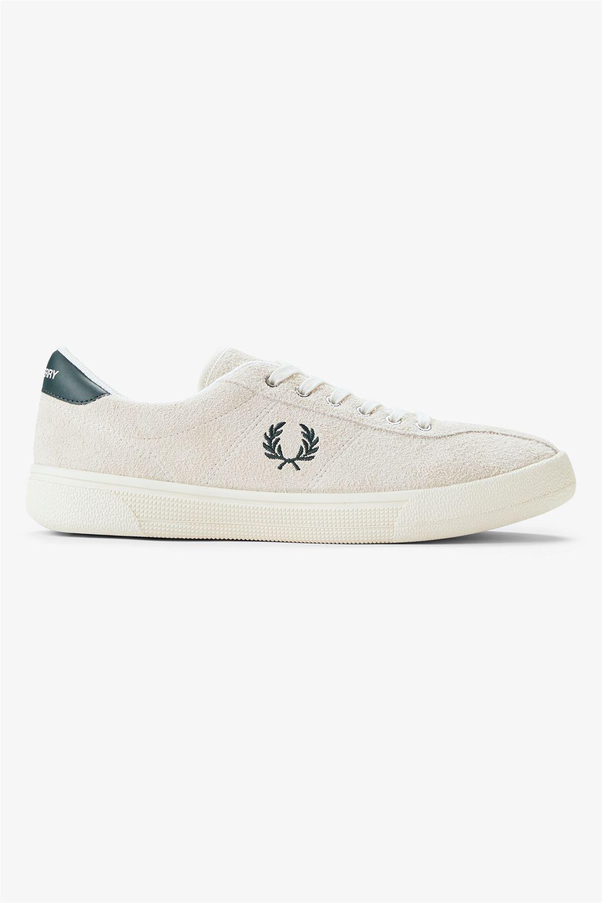 Fred Perry Tennisschuh Wildleder Herren Ecru/Grassroot Sneakers
