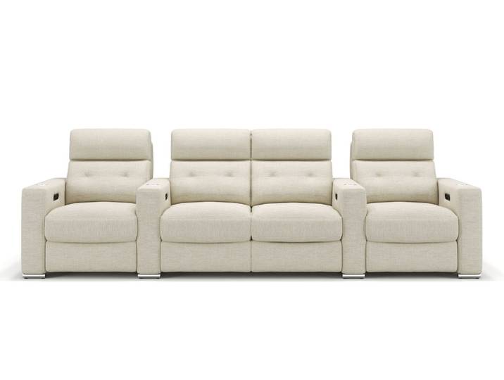 Stoff 4-Sitzer Relaxcouch MATERA Kinosofa