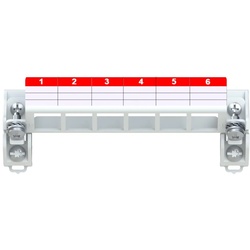 Striebel & John ZE335 Patchpanel 6 fach, leer, Keystone 2CPX031423R9999
