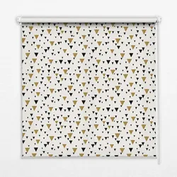 INNENROLLO - Fensterrollo - Rollo - 60x40 cm - Dreiecke