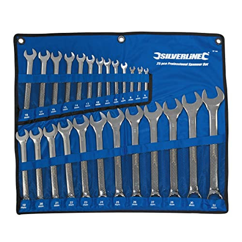 Silverline SP100 25-delige Combinatiesleutelset 6-32 mm