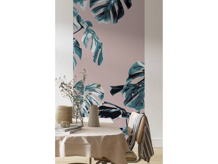 Papier peint intissé Monstera Rosé II 100 x 250cm