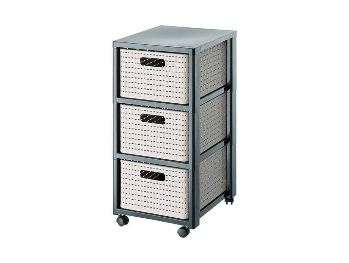 Rotho Tower Country Beige 23.5 × 37.5 × 71.2 cm 3 × A4