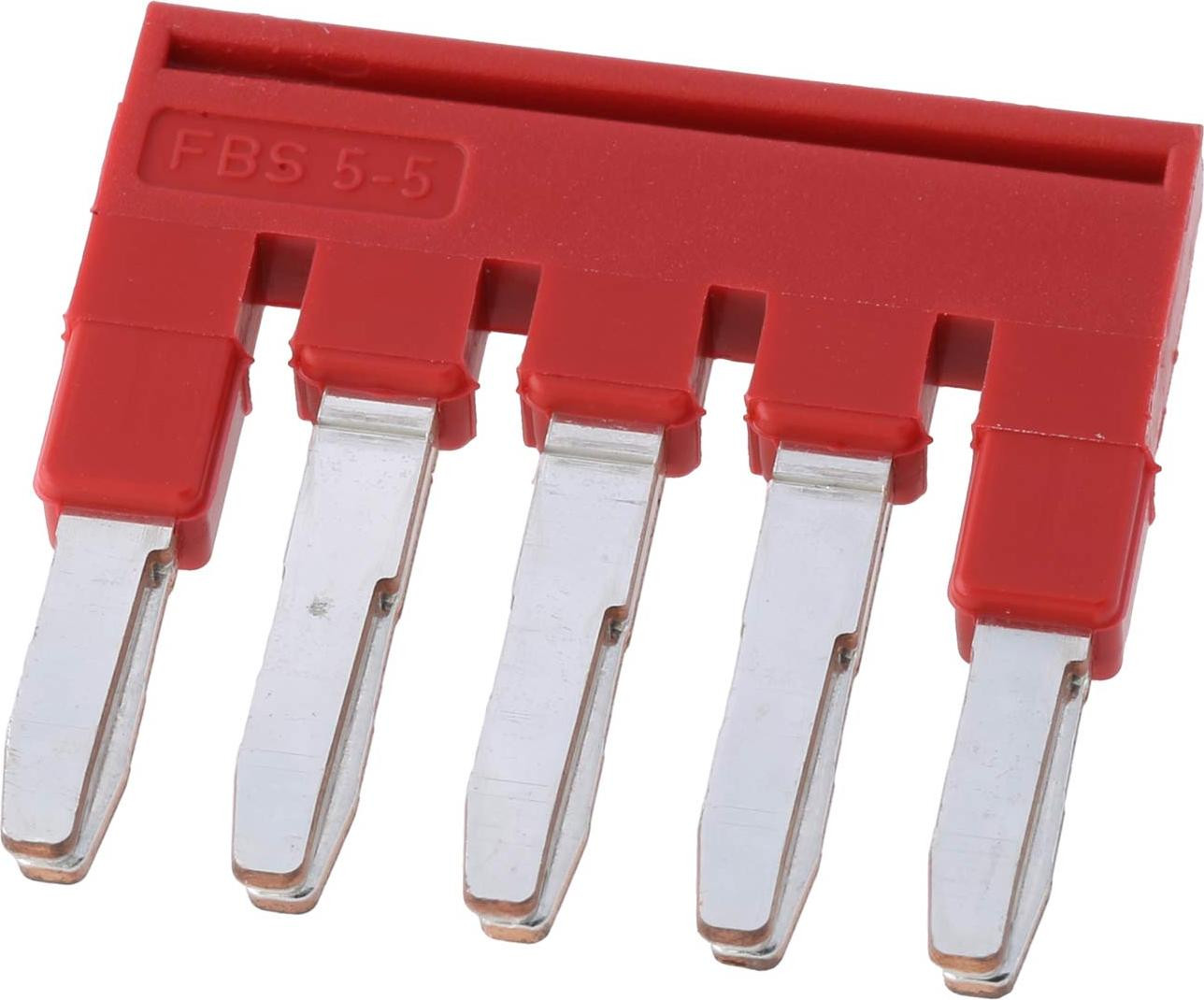 Phoenix Contact verbindingsbrug FBS 5-5, rood, 24A, koper