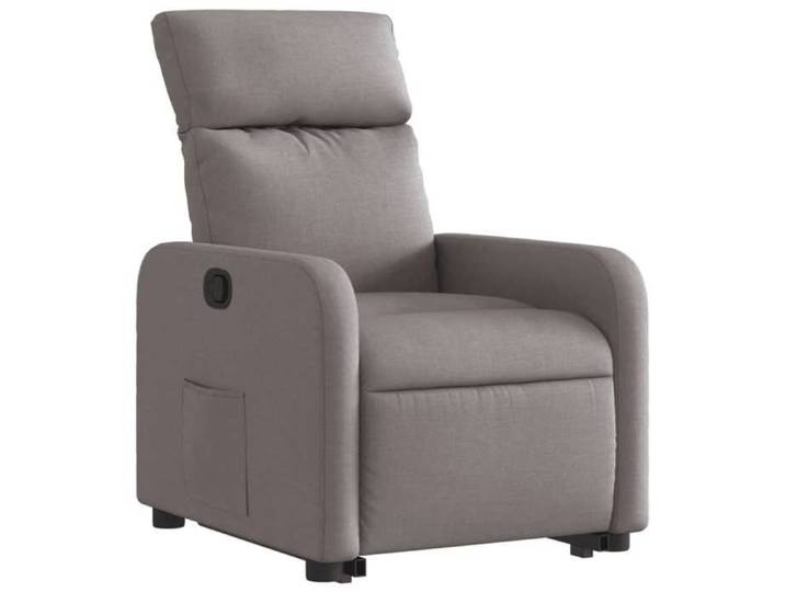 Fauteuil relax - Taupe - Fauteuil inclinable - maximale : 110 kg - taupe tissu 66x89.5x95.5 cm F6995