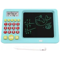 Xrec Tablet Rysunkowy Tablica LCD 5,2" Kolorowa Deska Kreślarska + Kalkulator / Niebieski (5.20"), Grafiktablett, Blau