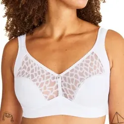 Swegmark BH Lovely Lilly Soft Bra Weiß Polyamid E 80 Damen