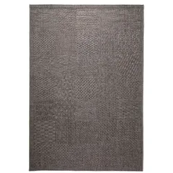 Outdoorteppich Halmstad 240 x 340 cm Polypropylen Grau Grey