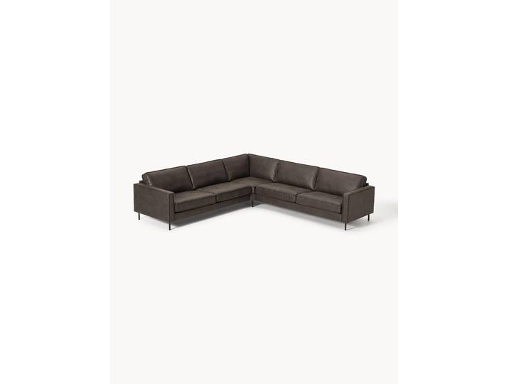 Canapé d'angle XL en cuir Hunter