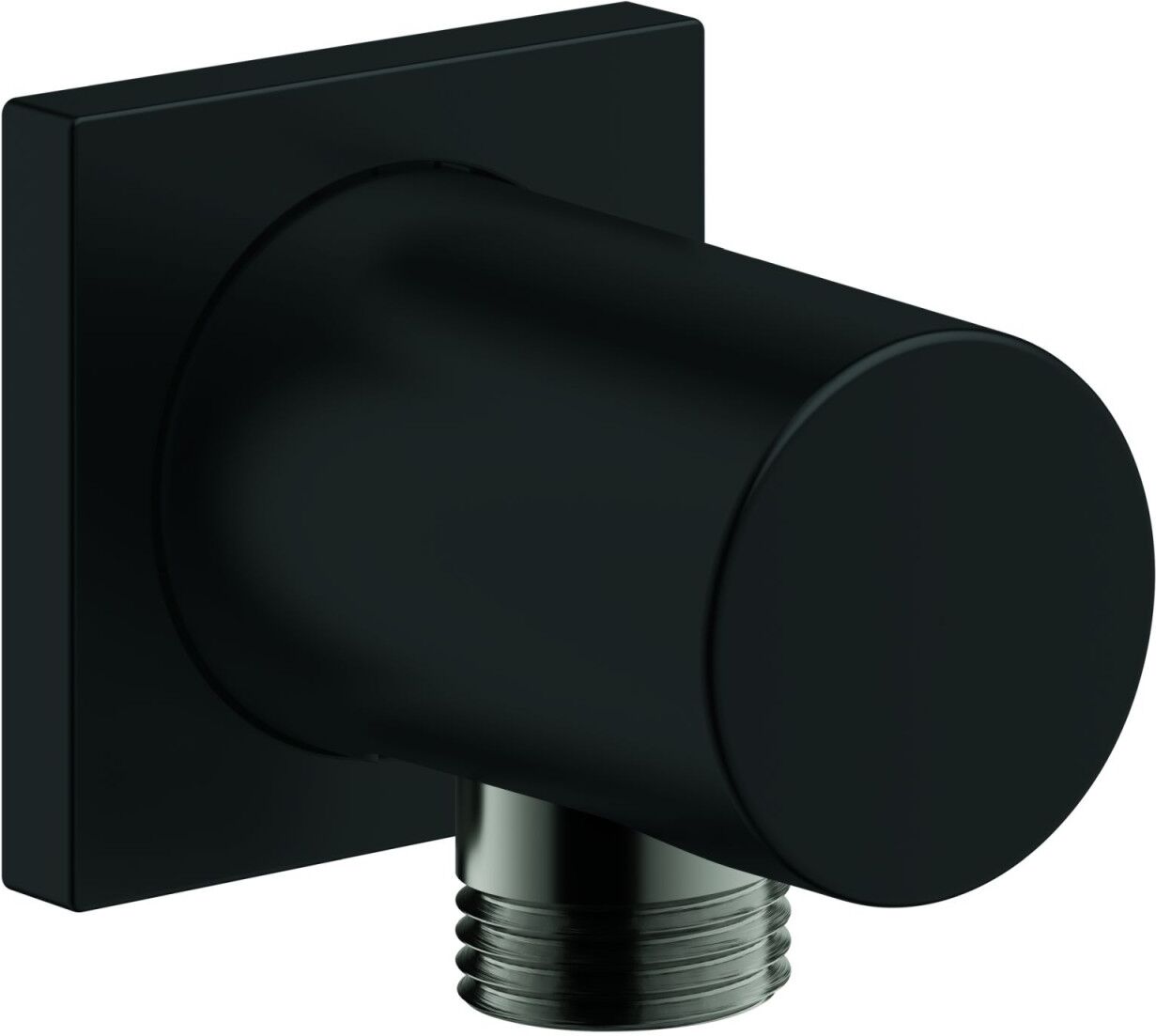 Grohe Wandanschlussbogen Rainshower, 27076 mit Außengewinde matt black, 270762430 270762430