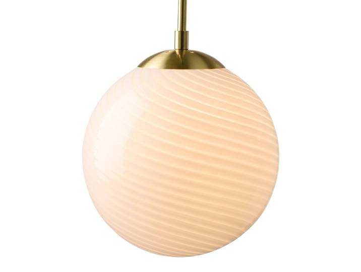 Suspension CANDY BALL, opale/laiton vieilli, Ø 30 cm - Halo Design - Salon / séjour - Verre - À ampoule unique