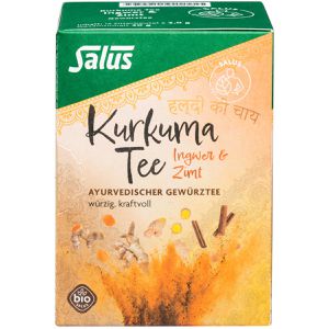 Salus Tee Kurkuma Tee Ingwer & Zimt, BIO, Gewürztee, 30 g, 15 Beutel