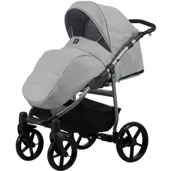 Kunert, Kinderwagen, 3in1 MATA Babywagen in Grau – Sicher und komfortabel für Ihr Kind