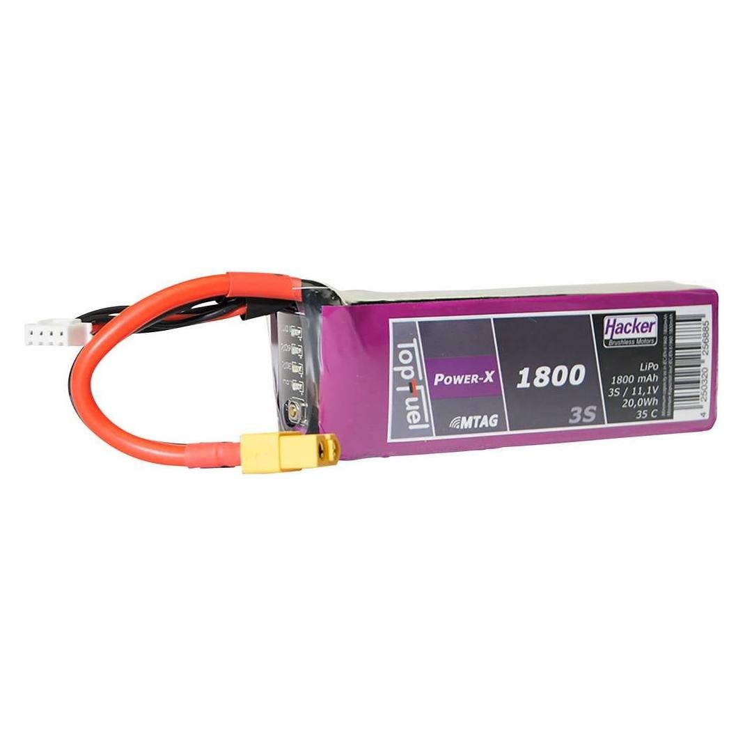 Hacker LiPo Pack TF Power-X 1800mAh 3S MTAG (1800 mAh, 11.10 V) (91800361)