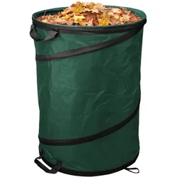 Gartenabfallsack faltbar POP-UP 90L selbstaufstellend Laubsack für Gartenabfälle Gras Unkraut mit Tragegriffen TQ-BS90