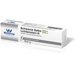 SCHWARZE SALBE 20% Lichtenstein N 40 g Salbe