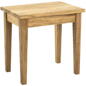 Haku-Möbel Beistelltisch 51341, Lily, eiche, aus Massivholz, rechteckig, (B/H) 43 x 42 cm