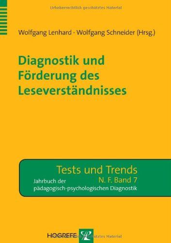 Wolfgang Lenhard - Diagnostik und Förderung des Leseverständnisses - Preis vom 30.09.2026 09:01:18 h