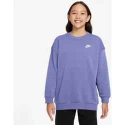 NIKE Sportswear Club Fleece Oversized Sweatshirt Kinder 569 - light thistle/light thistle/white S (128-137 cm)
