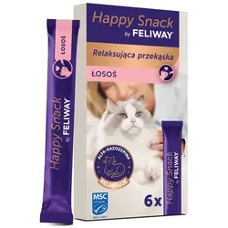 CEVA FELIWAY Happy Snack 6x15g Lachs-Cremesnack für Katzen zur Stresslinderung