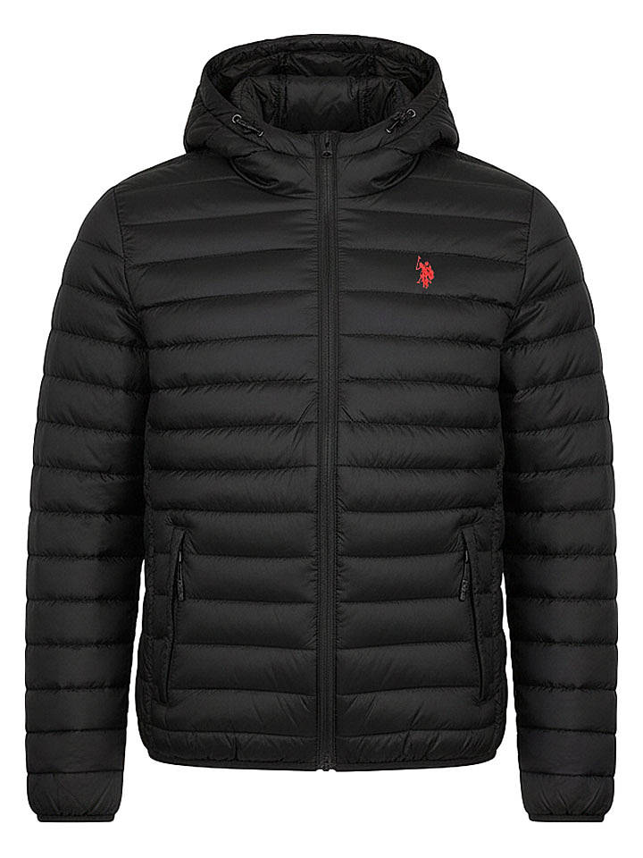 U.S. Polo Assn. Steppjacke in Schwarz - S