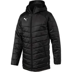 PUMA Fußball - Teamsport Textil - Coachjacken LIGA Sideline Bench Jacket Coachjacke, Größe S in Schwarz Schwarz