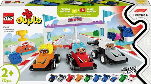 10445 LEGO DUPLO F1 Team Rennautos mit Rennfahrern