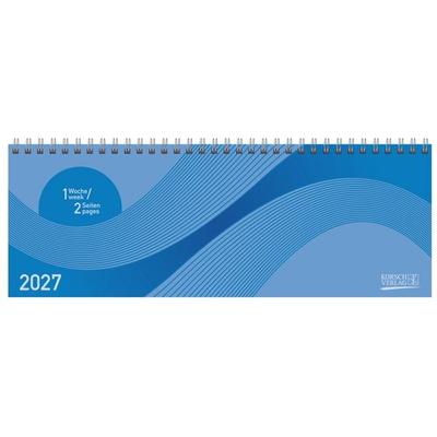 Tischkalender quer Professional Colourlux 2027 blau