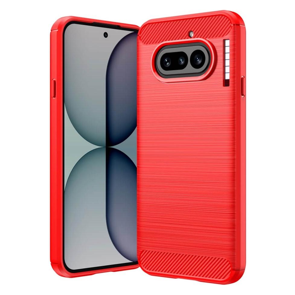 Cover-Discount Nothing Phone (4a) - Metall Carbon Look Hülle (Nothing Phone (4a)) (78701855)