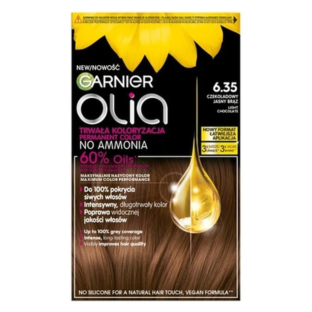 Garnier Olia Haarfarbe (635 Hellschokolade) (3600542576949)