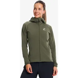 Evolution Light Stretch Fleece Hoodie Damen Forest Night, Größe:XS - - Grün