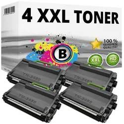 Druckfuxx, Toner, 4 Toner kompatibel Brother TN-3480 HL-L5000D L5100DN L5200DW L6250DN L