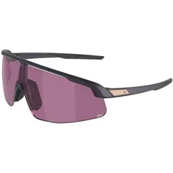 Alpina, Unisex, Sportbrille, Turbo Pro Q-Lite (Gun Matte, Pink), Grau