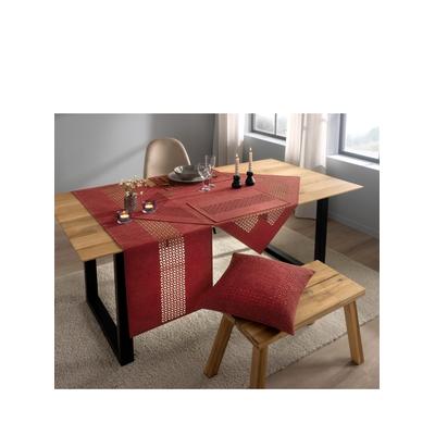 Tischdecke Gr. 1, rot (dunkelrot), B:85cm L:85cm, Tischdecken, Tischdecke