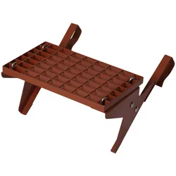Dachtritt-Set 42x25cm, Klemm-Montage, rot