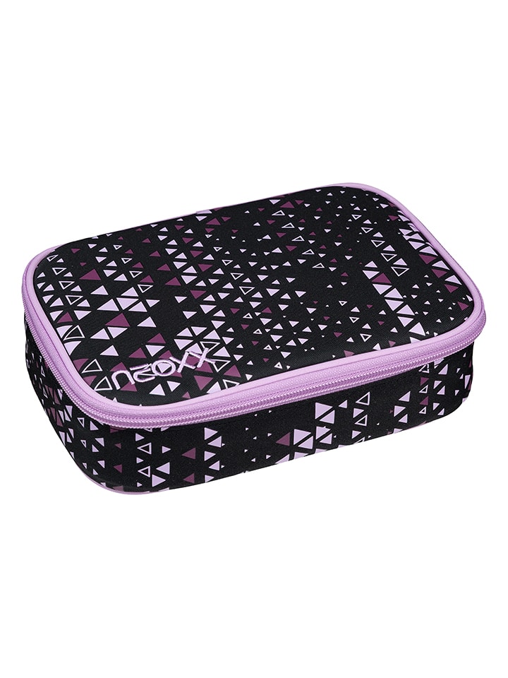 neoxx Schlamperbox "Dunk" in Schwarz/ Rosa - (B)22 x (H)6 x (T)15,5 cm - onesize