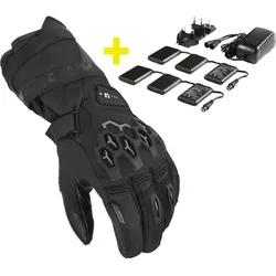 Macna Rafino RTX 12V Kit, Handschuhe wasserdicht beheizbar - Schwarz - M