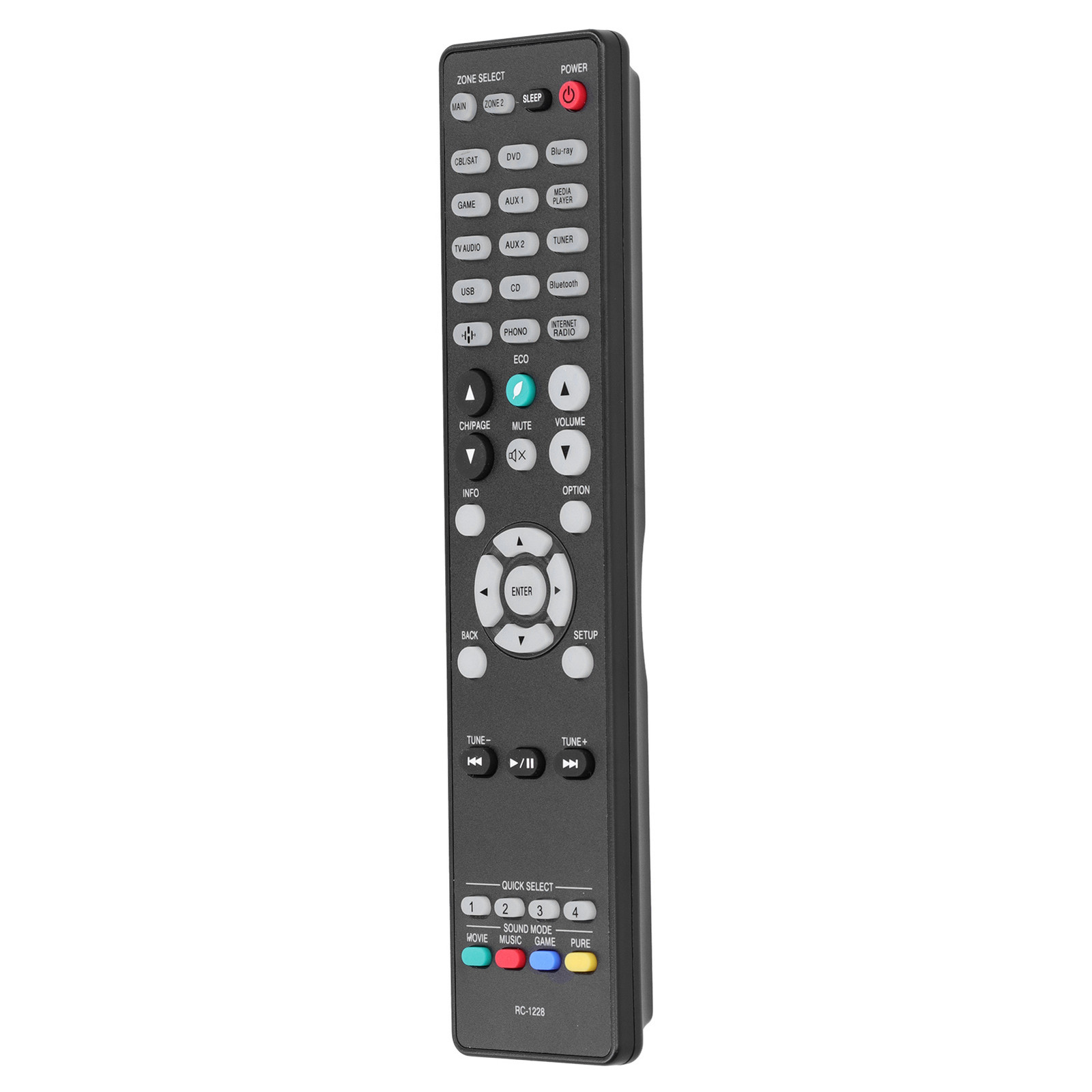 Cocosity vervangende TV-afstandsbediening