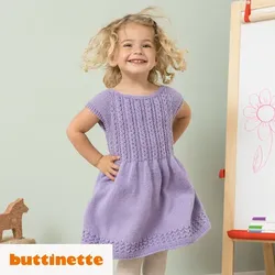 Strickanleitung – Mädchenkleid aus Woll Butt Baby Soft