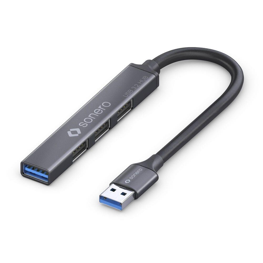 Sonero USB3.2 Gen1x1 USB-A Hub S-UH100-001